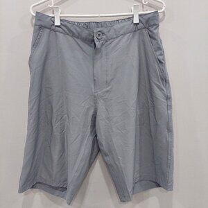 American Tall Men's Size 34 Tall Traveler Chino Shorts for Tall Men Light Grey